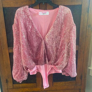 Southern Fried Chics Rose all Day Bodysuit